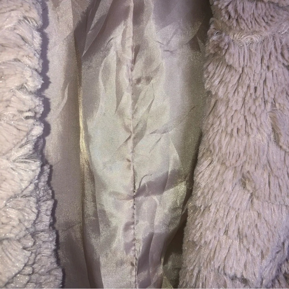 Me Jane Faux  Fur Vest Blush Pink M Pockets Lined - Picture 5 of 6